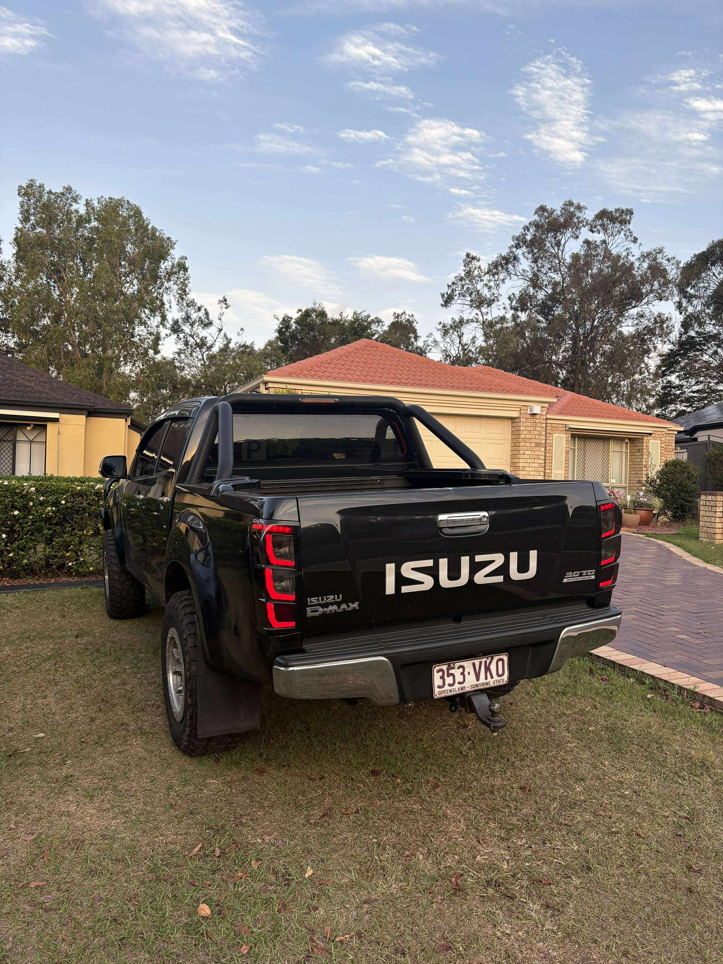 Izuzu D-max Tinted Tail Lights
