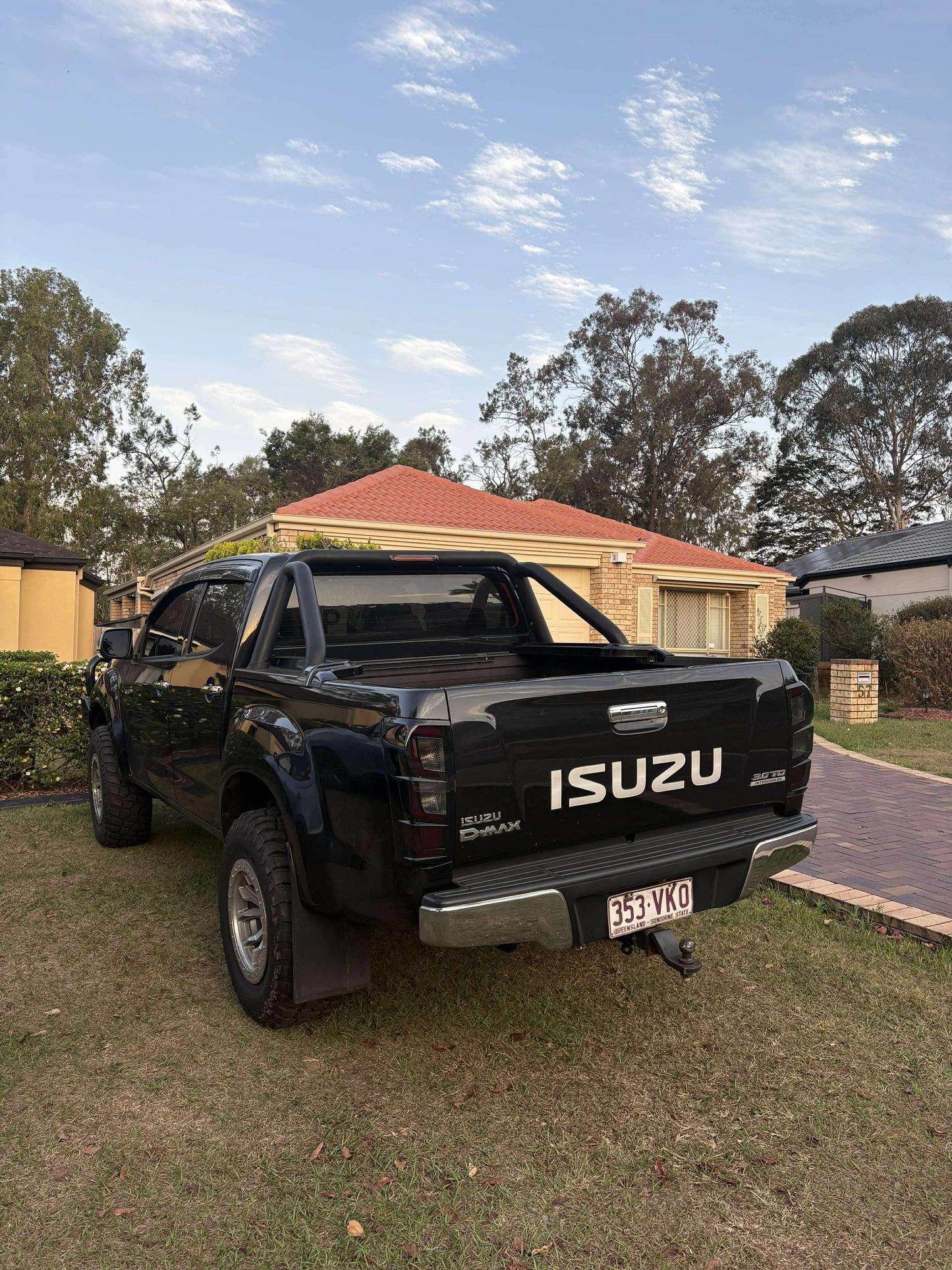Izuzu D-max Tinted Tail Lights