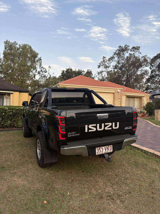 Izuzu D-max Tinted Tail Lights