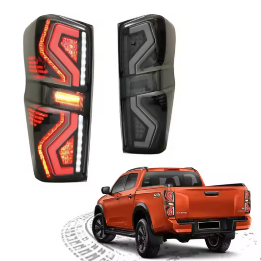 Izuzu D-max Tinted Tail Lights